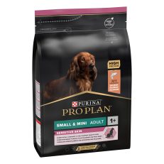 PRO PLAN SENSITIVE SKIN SMALL AND MINI PUPPY , DRY DOG FOOD WITH SALMON, 3 KG