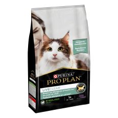 PRO PLAN LIVECLEAR STERILISED ADULT, ALLERGEN REDUCING DRY CAT FOOD WITH TURKEY 1.4 KG