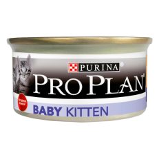 PRO PLAN BABY KITTEN MOUSSE WITH CHICKEN, 24 X 85G